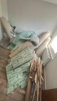 Old carpets & carpet underlays collected by Junk Truck