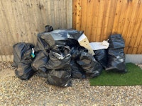 13 rubble sacks collected by Junk Truck