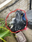 small rubbish few rubble sacks with waste and various as pictured SW11 - removed for £38
