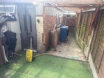 Freezer, spoilt food inside. House clearance, fridge freezer in the garden with spoilt food waste inside.
Easy access to the passage. SK2 - removed for £130