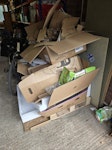 Wooden pallet & other waste Wooden pallet boxes and other solar installation waste RG5 - removed for £125