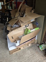 Wooden pallet & other waste collected by Waste Collective