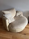 Love-seat need collected ASAP Large love-seat in good condition. No tears in the fabric and spins smoothly. Very comfortable. SW9 - removed for £65
