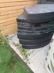 old couch, table non recyclabe tiles, couch old bicycle old table UB5 - removed for £286