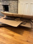 cardboard boxes Flattened cardboard boxes, up to 1.5m in length W6 - removed for £57