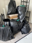 Bags of items and mattress I have a few bags/bits and a double mattress that I need to get rid off. the double mattress isn’t shown in pic. The shelves aren’t included. NW3 - removed for £156