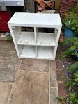 BBQ, tiles, outdoor chair Tiles, BBQ, old suitcase, outdoor garden chair, wooden shelving (not rattan grey storage box) CR8 - removed for £156