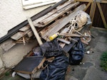 General/DIY waste. General/DIY, wall tiles, plaster bags, fencing, material waste etc. 2m x 1m x 1m HA4 - removed for £149