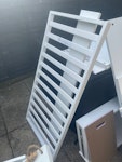 baby furniture small baby bed, with small mattress small chest of drawers, medium bathroom cabinet ,small shelf, small clock, plastic garden water table, paddling pool SW14 - removed for £99