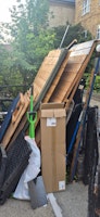 Wooden shed collected by Capital Recycle LTD