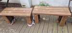 Fornitures a sofa (can be taken apart into about 3 pieces or 2.. approx. 200cm long)
a small table + 2 benches (can be taken apart or broken down to fit)
a small garden table + 2 chairs (light wood, also easy to break down/fold)

Need to be collected and transported to the Skip 10 minutes down the road N7 - removed for £104