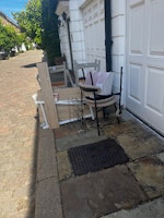 chairs, flatpack desk and more collected by Pat Smith Environmental Ltd