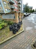 rubble sacks collected by Pat Smith Environmental Ltd