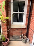 Glass panel Double glazed glass panel in excellent condition from new-build patio door. Only replaced as I needed to fit a cat flap. 173 x 64 x 2.5 cm N20 - removed for £39