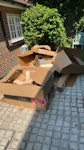 cardboard boxes just cardboard boxes. SW15 - removed for £78