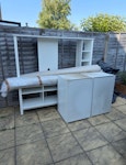 random unwanted + garden waste Tv unit (not able to disassemble)
fridge
freezer
2 rolls of carpet
5 bags of garden waste (soil + rotten wood) KT15 - removed for £194