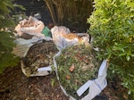 8 bags with garden waste 8 large bags with garden waste (grass, leaves, brunches) N20 - removed for £141