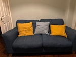 2 seat sofa 2 seater sofa in usable condition M16 - removed for £84
