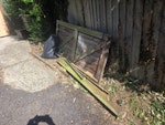 Gate, wood offcuts, bag of bit Gate, wood offcuts, bag of bit HP15 - removed for £82