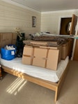 Post moving in,some full boxes Some unwanted food tins, kitchen cleaning products, stuff previous owner left, empty boxes , some with rubbish . Not the bed on which everything is piled up. See photos not sure if small or big van needed SW1H - removed for £194