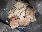 hardcore, brick and mortar all bags contain broken up pieces of brick and mortar only, from a 9inch old Victorian wall in the back of the garden. could be reused as hardcore in a project. collection is already in the front garden so collection anytime N17 - removed for £169