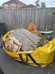 Bag of garden waste, chair etc We did a patio in the back garden so the waste is mainly old deck, garden waste NE12 - removed for £117