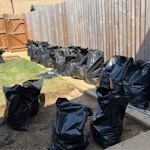 approx 48 bags of 70kg rubble rubble and dirt dug out for slabbing, approximately 70kg - 80kg per bag. SG5 - removed for £260