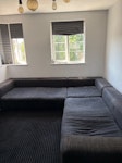 Corner habitat sofa large. Corner sofa without base cushion. Comes apart in 6 pieces SW20 - removed for £219