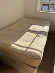 Clean mattress and divan bed Clean small double mattress
Divan bed base (2 parts) N1 - removed for £78