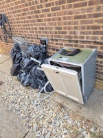 metal,dishwasher ,rubble collected by Kevin Alderton