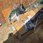 vinyl tiles/wood offcuts/misc vinyl tiles/wood offcuts/misc NG12 - removed for £150
