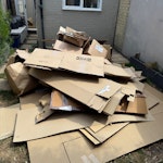 Cardboard boxes - flattened Flattened cardboard boxes and cardboard packaging originally used for furniture delivery so some quite large. All piled in garden. Can be collected via garden back gate. Could be collected today before 6pm or tomorrow late morning /afternoon TW2 - removed for £130