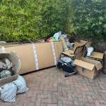 Household clear out Broken chairs, broken small electrics,, garden waste, broken garden storage shed, various household items, boxes TW10 - removed for £130