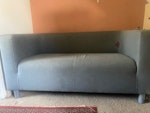 Small sofa and dishwasher Small grey sofa , very comfy but got felt tip mark on .Approx 1.5 metres wide / feet detachable. Plus dishwasher -I can help load if needed ST7 - removed for £175