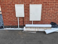 Vinyl offcuts, one bag collected by Inter County Service Group LTD