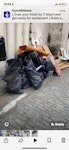 Mixed household and building w Cardboard and packaging
* Timber and wood offcuts
* Black bags containing general waste
* Small pieces of furniture and shelving
* Old mattress
* Plastic containers and buckets
* Metal items and cable
* Small household items and miscellaneous mixed waste SW9 - removed for £250