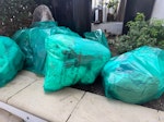 10 bags of rubbish 10 bags of rubbish in the front garden W11 - removed for £71