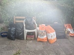 Mixed DIY Timber, bags of timber offcuts, some mirrors, some broken glass, some scrap metal, some miscellaneous items. SE4 - removed for £71
