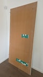 Very large mirror and armchair Very large mirror that was attached to wall using nails, top of frame clips into it via plastic clips. Blue armchair SW14 - removed for £84