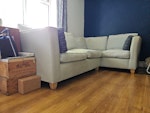 L shaped 3 piece sofa First floor - side entrance W4 - removed for £104