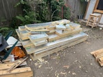 Insulation boards & rubbish Mix of lightweight insulation boards and mix of waste. Easy fit in a transit N22 - removed for £286