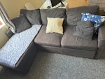 L Shape Sofa 220cm Corner Chaise Sofa Bed NG15 - removed for £104