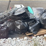 Approx 15 black bags Just 15 black bags of house and garden rubbish. Nothing hazard or sharp. A lot could be reusable ie - kids golf pitch and putt , light fixtures (chandeliers) plant pots TW3 - removed for £65