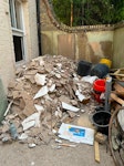 rubble pile building waste - brick, render, concrete SW8 - removed for £415