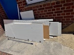 Dismantled wardrobe and sofa Main thing to remove is the dismantled small wardrobe. The small sofa is not as important but if cheap to include then I would like that taken away too. HA9 - removed for £88