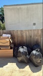 5 black bags, empty box’s 5 black bags , empty cardboard boxes HA8 - removed for £78