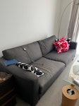 IKEA Karlstad 3-seater sofa Disposal of an IKEA Karlstad 3-seater sofa from my flat in Kingston upon Thames.

The sofa is in used condition with some discolouration and one cushion has a tear but free to recycle.

Sofa will require a small amount of disassembly to fit through my front door and into the lift. Once disassembled, there is lift access from my floor to the ground floor, so there are no stairs involved. Must be collected before 30th. KT2 - removed for £123