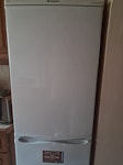 Fridge freezer Fridge freezer plus shelves and drawers. Hotpoint RFA52. H=174cm  W=55cm D=58cm. 56kg weight. Appliance to be collected from inside the house - ground floor kitchen. Needs to be moved out from its original and narrow place and then unplugged from the wall plug socket behind the appliance. At least a 2 man job since its heavy. You can park on my driveway. Fridge freezer is 15-20 years old - its broken down with a burnt motor. It must not and cannot be reused. RH16 - removed for £94