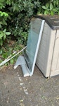Shower screen, vinyl offcuts Shower screen, vinyl offcuts NP20 - removed for £82