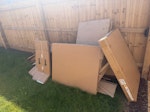 moving boxes & packaging waste A large amount of cardboard from moving and assembling new furniture, including flattened moving boxes, furniture packaging and some polystyrene packing inserts.

Most of the cardboard is already flattened. Everything is currently stored in the garden/shed and ready for collection. PE7 - removed for £175